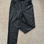 Abercrombie & Fitch curve love vegan leather 90s straight pant Photo 3