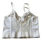 Vintage Carnival White Corset Bustier Bra 38B Longline Lace Detailing Size undefined Photo 1