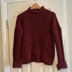 EXPRESS Maroon Turtleneck Sweater. In good Condition. Soft & Cozy. Size S. Photo 1