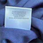 Modcloth  Floral Dress M Navy Blue Halter High Neck Sleeveless Lined Skirt Photo 7