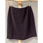 Charter Club Vtg  Women's 10 Navy Blue Lined Dressy Wrap SKIRT Straight Korea Photo 3
