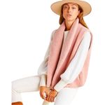 Anthropologie Norla Canada Rhodes Pink Sherpa Faux Fur / Suede Vest Size S / M Pink Size M Photo 1