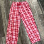 Victoria's Secret Victoria’s Secret Red long sleeve pajama shirt and pink plaid pants size small Photo 1