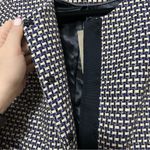 J.Crew NWT Navy  Silk Tweed Jacket Size 6 Photo 3