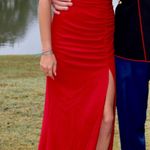 Long Formal Dress Red Size XS Photo 0