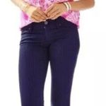 Lilly Pulitzer  Worth Skinny Jeans Navy Blue size 16 Photo 1