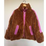 OOF Women's Faux Fur Brown/Pink High Photo 5