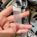 Calia by Carrie Underwood Multi Palm Print Button Down Cover Up Size Small Black Photo 8