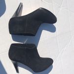 via spiga Suede Stiletto Black Suede Ankle Stilleto Booties Photo 4