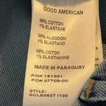 Good American  Womens Blue Denim Flare Jeans Size 6 28 Distressed High Rise Photo 8