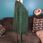 NWT ANRABESS Green Cable Knit Sweater, Large Photo 2