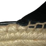 Talbots Espadrilles Womens 6.5 Used Black Leather Photo 7