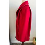 International Scene Vintage Pure Wool Cherry Red Coat Size 7/8 Photo 2