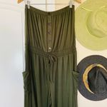 NWT 205 Collins by Forever 21 Hunter Green Military Style Romper/Jumpsuit | XL Photo 2