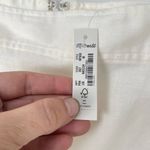 Madewell  Womens White Linen-Cotton Princess Seamed Square Neck Midi Dress Size M Photo 12