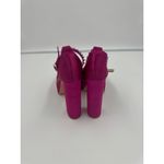 Azalea Wang Penelope Platform High Heels Studded Ankle Strap Size 9 Pink Photo 3