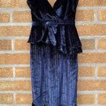 Yumi Kim  DYNASTY VELVET DRESS MIDNIGHT TWINKLE XS Photo 0