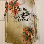 Rebecca Malone “All the Jingle Ladies” Christmas Large Blouse. 2405 Photo 7