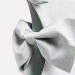 ZARA  dress midi maxi bodycon strapless bow fitted wedding party cocktail Photo 14