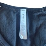 Athleta Women’s M Short Sleeve Foothill Perforated Tee Shirt Black Running Gym Photo 4