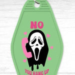 Ghost face scream motel keychain‎ Green Photo 0