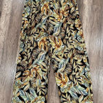 Panama Jack Women's Tropical Linen Blend Wide Leg Pants Multi-Color XS Photo 0