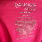 Danskin bright pink neon 1/4 zip athletic top size small Photo 4