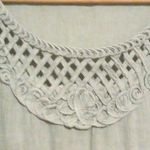 Lungo L'Arno Linen Sleeveless Shift Dress-Small-Lattice Yoke-Pockets-Sage Green Photo 5