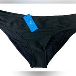 Cupshe  Women’s XL Bikini Bottom Ribbed Low Waisted Cheeky Bathing Suit NWT Photo 0