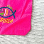 Miro Unit Alla Hot Pink Aruba Destination Souvenir Vibrant Fish Tote NWT 90s Photo 4