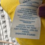 Boden Yellow Polka Dot Swishy Dress Full Skirt Cap Sleeve Tall Size 6 Long L White Photo 9