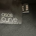 ASOS CURVE Exclusive Bodycon Midi Dress With Gold Belt Size 24 Black Photo 12