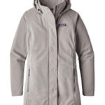 Patagonia Women's Light Gray Hooded Ski Jacket Photo 0