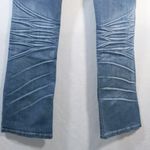 Hybrid   Blue Wash Distressed Boot Cut Y2K Jeans Size 27 Photo 4