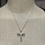 Elegant Harvest Cross 925 Sterling Silver Cross with Italian Silver Necklace Photo 0