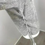 American Eagle  Grey Tie Side Sweater Size XS Photo 3