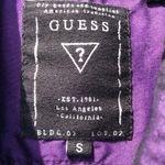 G by Guess  Deep Purple Button Down Long Sleeve Shirt S Photo 2