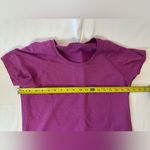 Lululemon Swiftly Tech Short Sleeve 2.0 Hip Length Size 12 Magenta Purple Photo 4
