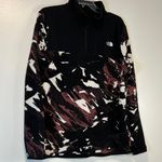 The North Face  Black and Burgundy TKA Glacier 1/4 zip fleece pullover Women’s XL Photo 1