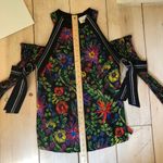 3.1 Phillip Lim  EUC Women's Pleated Sleeve Floral Crepe Dress Size 2 Photo 10