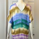 ZARA  WOMAN MULTICOLORED TIE DYE ROMANTIC BOOHOO TUNIC DRESS VISCOSE SIZE XS Photo 5