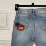 Driftwood  Floral Embroidered High Rise Jeans Photo 5