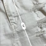 American Eagle  white denim distressed mini skirt Photo 4