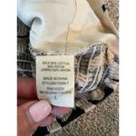 Illa Illa NWT- Black & Tan Geometric Smocked Back Bralette Top Photo 5