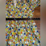 Olivia James Lydia Floral Dress Tiered Flowy Boho Cottagecore Sz XS Blue Photo 5