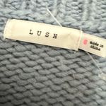 Lush Clothing Lush baby blue cropped sweater crewneck pastel ballon sleeves Colorblock small Photo 4