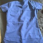 Grey's Anatomy Blue Wrap Short Sleeve Top scrubs Photo 4