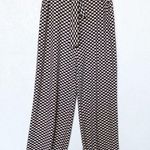 Bar III Printed Tie Waist Wide Leg Pants Size Medium Photo 0