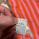 J.Crew  Woman's Striped Orange and Pink Spring Mini Skirt Size 2 Photo 3
