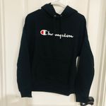 Champion Brand New Powerblend Long Sleeve Black Hoodie For Women Size Small Photo 1